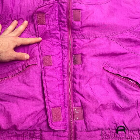 Downhill Racer Thermoloft Vintage 90's 80's Jacket Womens Medium Purple Retro - Picture 10 of 11